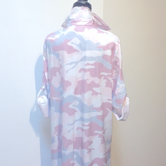 🆕 BRAND NEW!! XXL PINK, GREY & WHITE CAMO DRESS!! - Picture 5 of 8